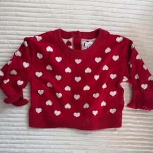 GAP Red Heart Sweater for Kids